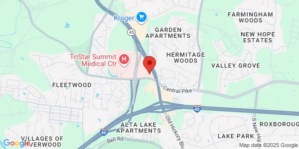 Map of 3939 Central Pike Hermitage, TN 37076