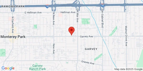 Map of 7715 Garvey Ave Rosemead, CA 91770