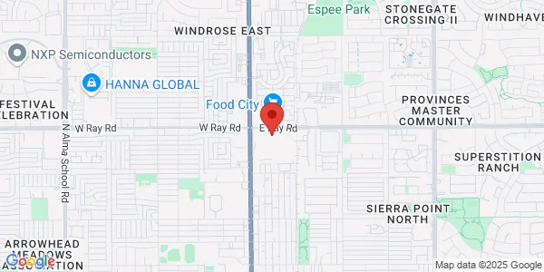 Map of 135 E Ray Rd Ste 3 Chandler, AZ 85225