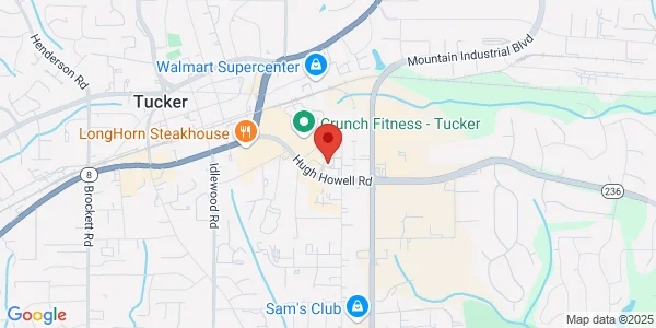 Map of 4500 Hugh Howell Rd Ste 110 Tucker, GA 30084