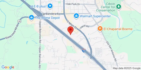 Map of 112 Herff Rd Ste 200 Boerne, TX 78006