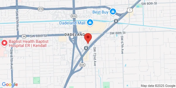 Map of 9065 Dadeland Blvd Miami, FL 33156
