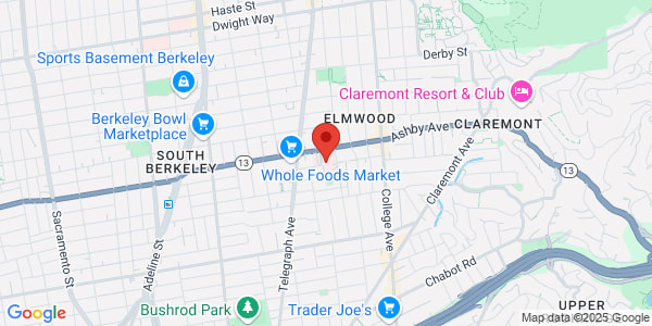 Map of 2450 Ashby Ave Berkeley, CA 94705