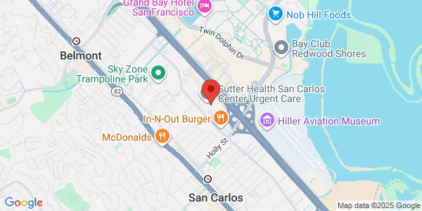 Map of 301 Industrial Rd Palo Alto Medical Foundation San Carlos, CA 94070