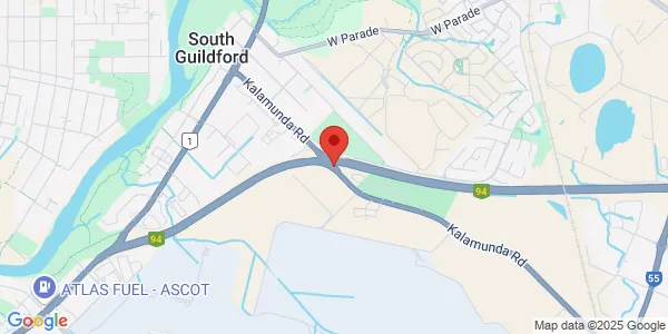 Map of Kalamunda Rd South Guildford Western Australia 6055 Australia