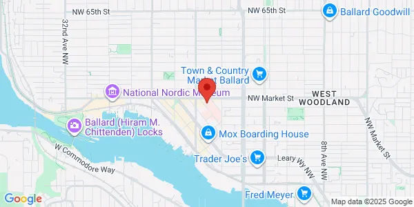 Map of 5350 Tallman Ave NW Ste 420 Seattle, WA 98107