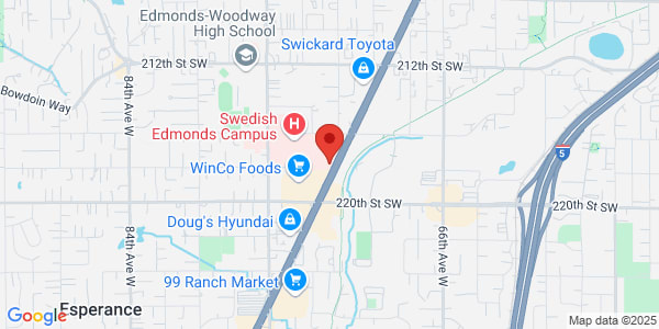 Map of 21700 Hwy 99 Edmonds, WA 98026