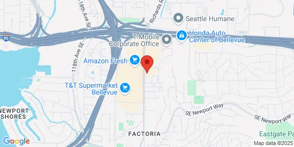 Map of 3900 Factoria Blvd Ste A Bellevue, WA 98006