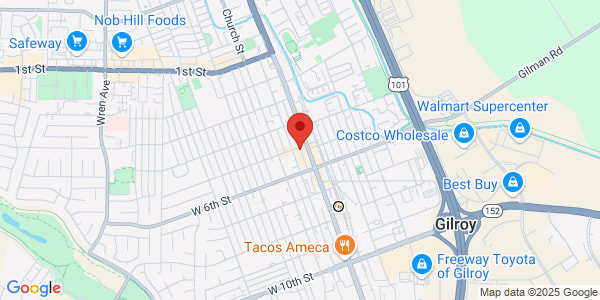 Map of 60 Fifth St Ste 101 Gilroy, CA 95020