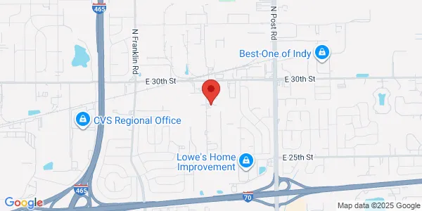 Map of 2845 Tobey Dr Indianapolis, IN 46219