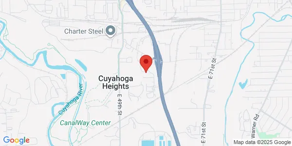 Map of 4520 Willow Pkwy Cleveland, OH 44125
