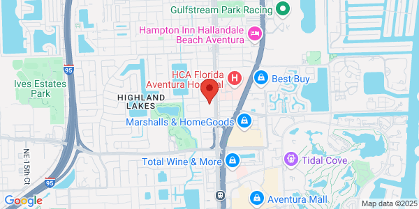 Map of 20880 W Dixie Hwy Ste 111B Miami, FL 33180