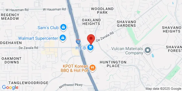 Map of 5230 De Zavala Rd Ste 212 San Antonio, TX 78249