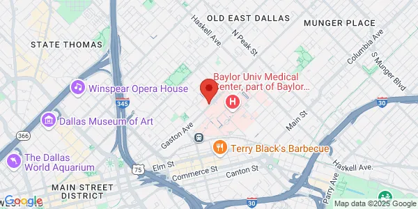 Map of 3417 Gaston Ave Ste 790 Dallas, TX 75246