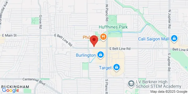 Map of 1225 E Belt Line Rd Ste 200 Richardson, TX 75081