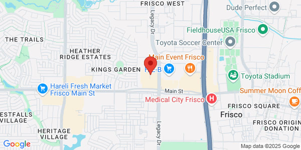 Map of 4433 Punjab Way Ste 201 Frisco, TX 75034