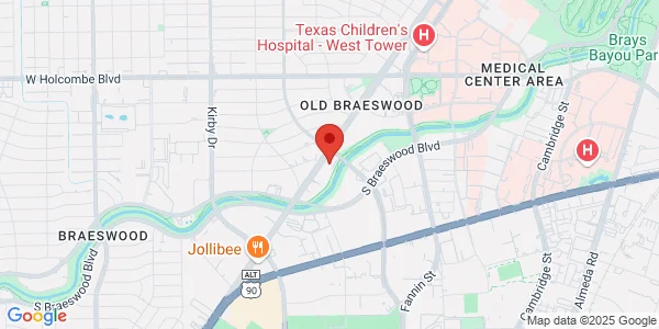 Map of 7401 Main St Houston, TX 77030