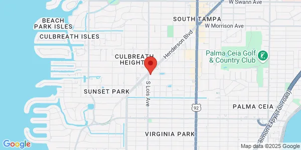 Map of 2106 S Lois Ave Tampa, FL 33629