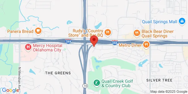 Map of 13601 Memorial Park Dr Ste 203 Oklahoma City, OK 73120