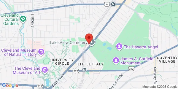 Map of 12201 Euclid Ave Cleveland, OH 44106