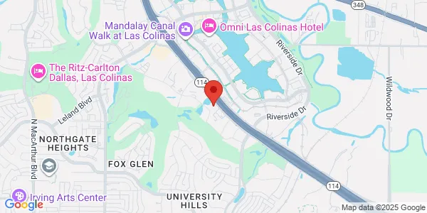 Map of 400 E John Carpenter Fwy Irving, TX 75062