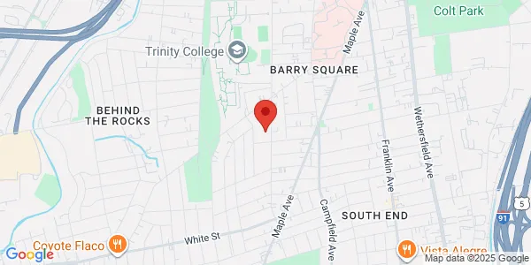 Map of 1841 Broad St Hartford, CT 06114