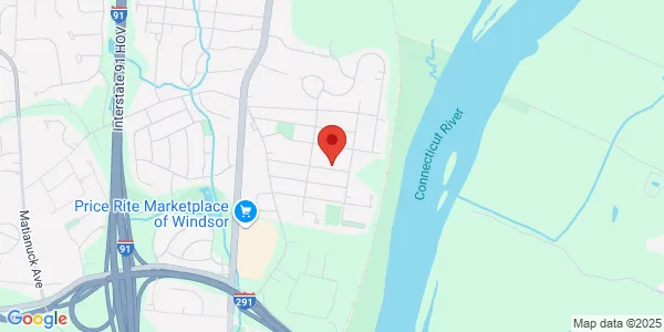 Map of 101 Lovell Ave Windsor, CT 06095