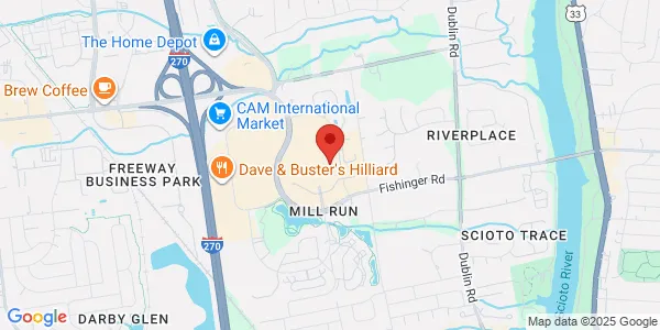 Map of 3711 Ridge Mill Dr Room 1001 Hilliard, OH 43026