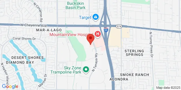 Map of 2911 N. Tenaya Way Suite 210 Las Vegas, NV 89128
