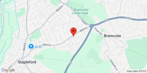 Map of 261 Derby Road Bramcote Nottingham NG9 3JA United Kingdom