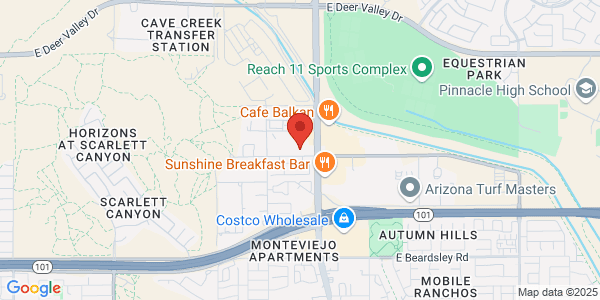 Map of 2262 E Rose Garden Ln Phoenix, AZ 85024