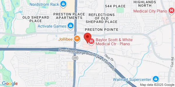Map of 4708 Alliance Blvd Ste 645 Plano, TX 75093