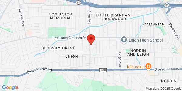 Map of 246 Union Ave Ste 3903 Los Gatos, CA 95032