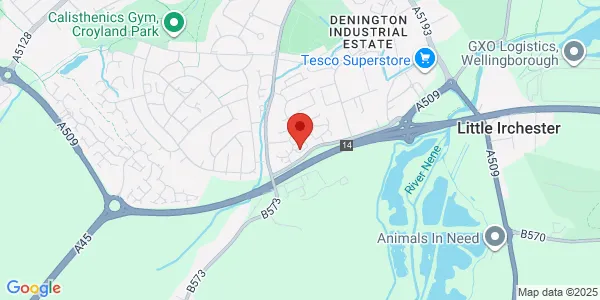 Map of 3 Wilce Avenue Wellingborough NN8 2QL United Kingdom