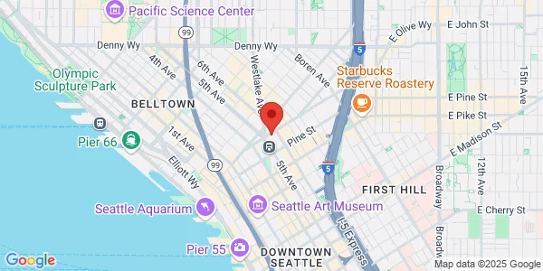 Map of 509 Olive Way Ste 201 Seattle, WA 98101