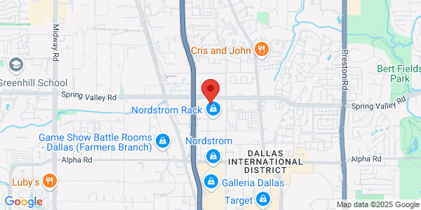 Map of 5220 Spring Valley Rd Ste 405 Dallas, TX 75254