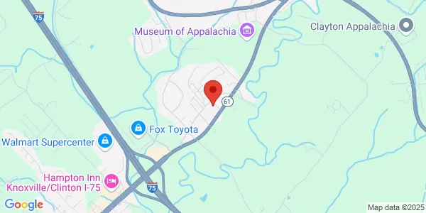 Map of 2683 Andersonville Hwy Ste 3 Clinton, TN 37716