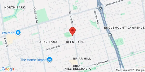 Map of 2920 Dufferin Street Suite 201 Toronto, ON M6B 3S8 Canada