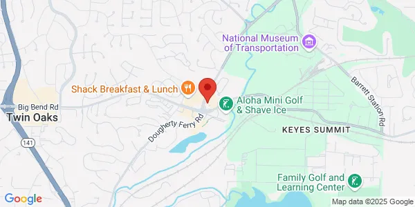 Map of 2980 Dougherty Ferry Rd St. Louis, MO 63122