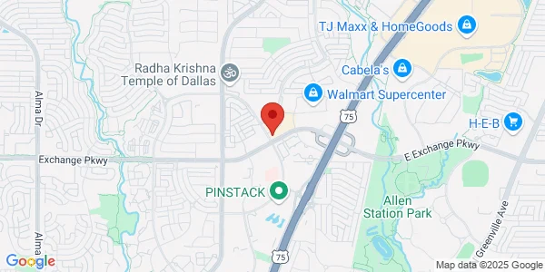 Map of 880 W Exchange Pkwy Ste 2100 Allen, TX 75013