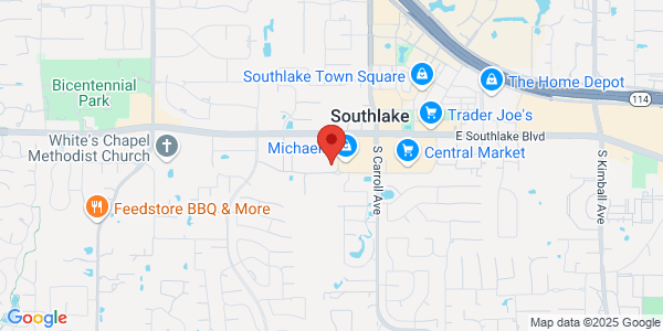 Map of 925 East Southlake Blvd Ste 220 Southlake, TX 76092