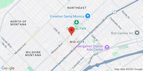 Map of 2202 Wilshire Blvd Santa Monica, CA 90403