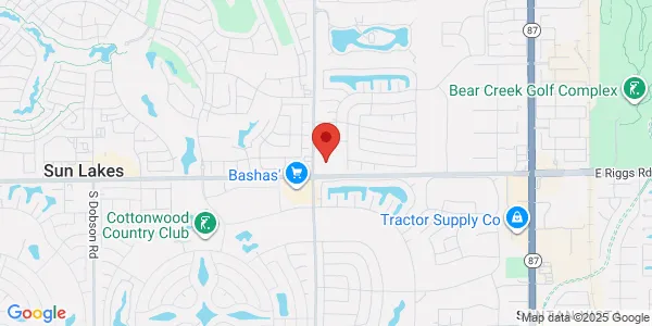 Map of 10440 E Riggs Rd Ste 250 Sun Lakes, AZ 85248