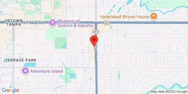 Map of 10940 N 56th St Ste 201 Tampa, FL 33617