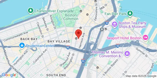 Map of 800 Washington St Fl 4 Boston, MA 02111