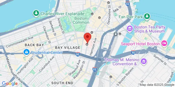 Map of 755 Washington St Floating Building, Fl 4 Boston, MA 02111