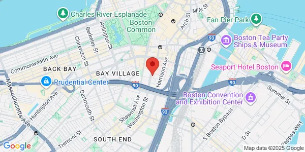 Map of 860 Washington St Fl 2 Boston, MA 02111