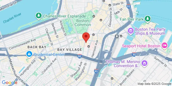 Map of 260 Tremont St Biewend Building Fl 8 Boston, MA 02116