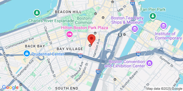Map of 800 Washington St Boston, MA 02111