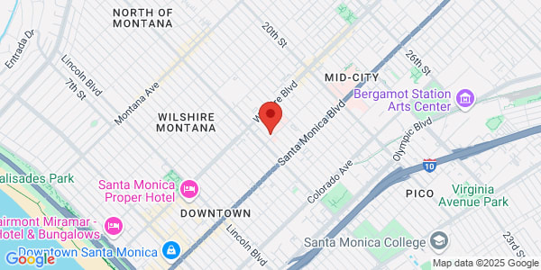 Map of 1260 15th St Ste 111 Santa Monica, CA 90404
